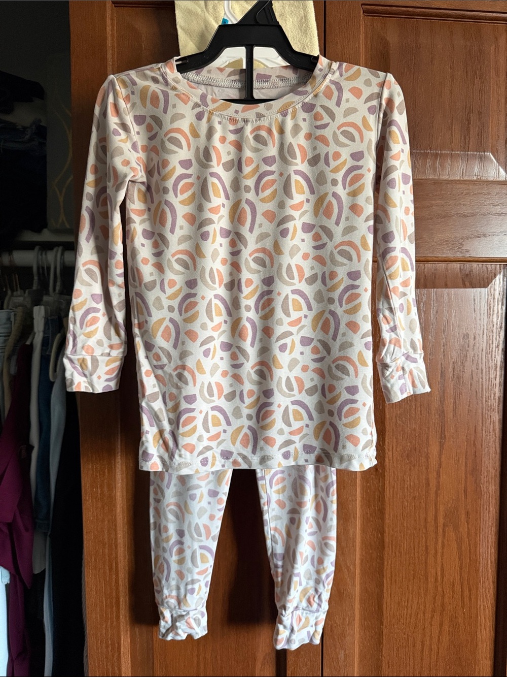 Toddler 3t Wildbird Pajamas Geometric Pattern